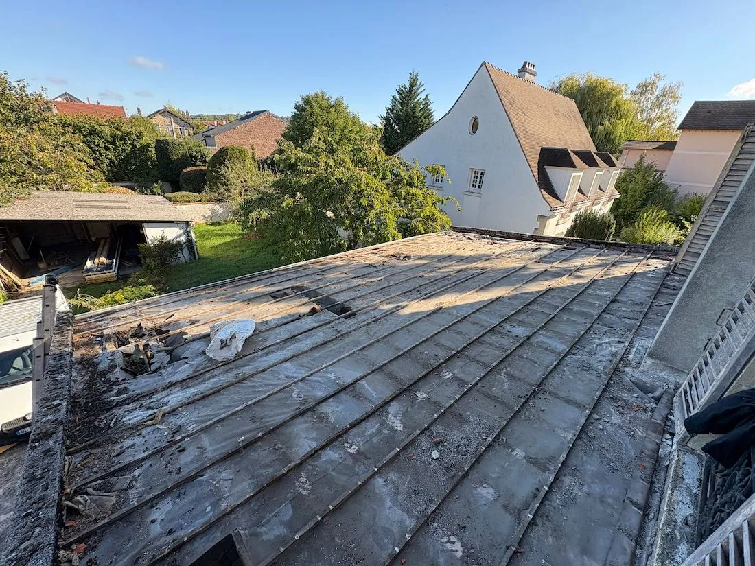 Toiture avant rénovation